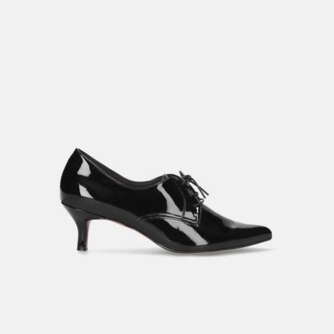 2025AW：レースアップ ブーティ（5703）ブラックE/mamian（マミアン）