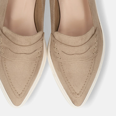 2025AW：ローファー スニーカー（m1003）ベージュS/mamian（マミアン）