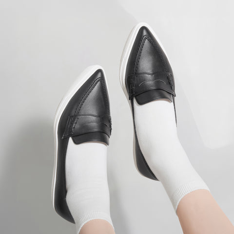 2025AW：ローファー スニーカー（m1003）ブラック/mamian（マミアン）