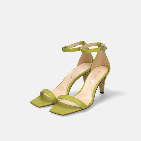 15% OFF: Simple Strap Sandals (735) Smoky Green