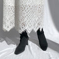 50%OFF：ストレッチニット ソックスブーツ（m74002）ブラック/mamian（マミアン）